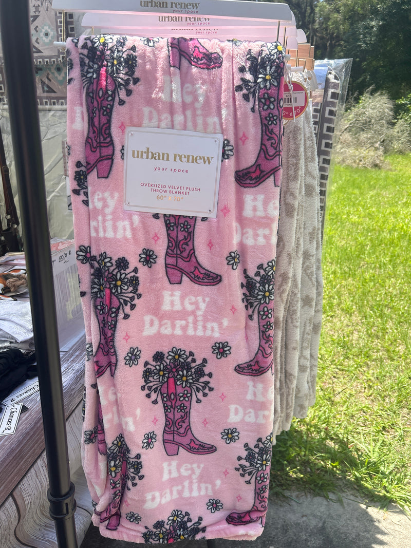60 X 70 Western Super Plush Blanket