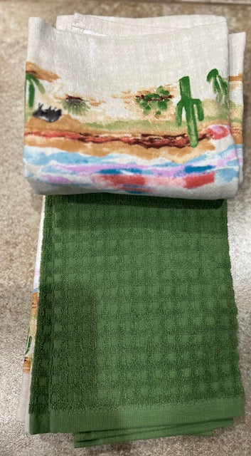 Southwestern set of 3 Towels