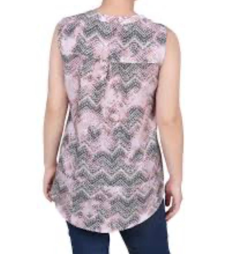 Pink Roads Sleeveless Top