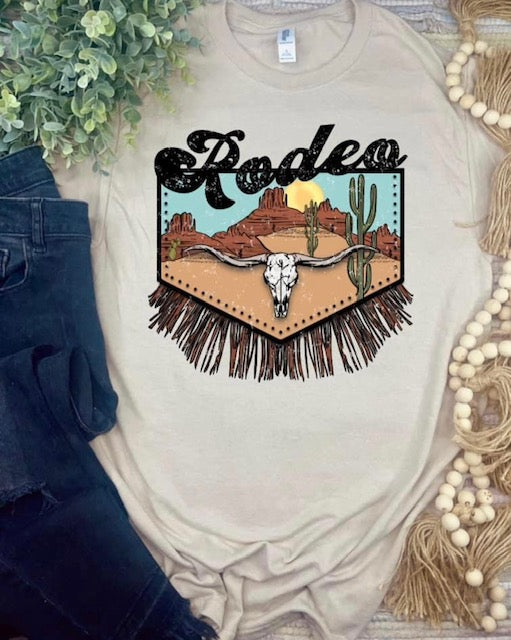 Rodeo Longhorn Tee