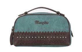 Wrangler Whipstitch and Studs Carry Western Handbag