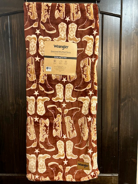 Wrangler 60 X 70 Oversize Plush Blanket