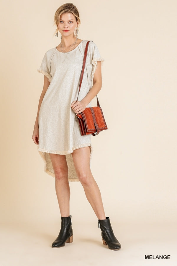 Umgee Midi Cream Dress