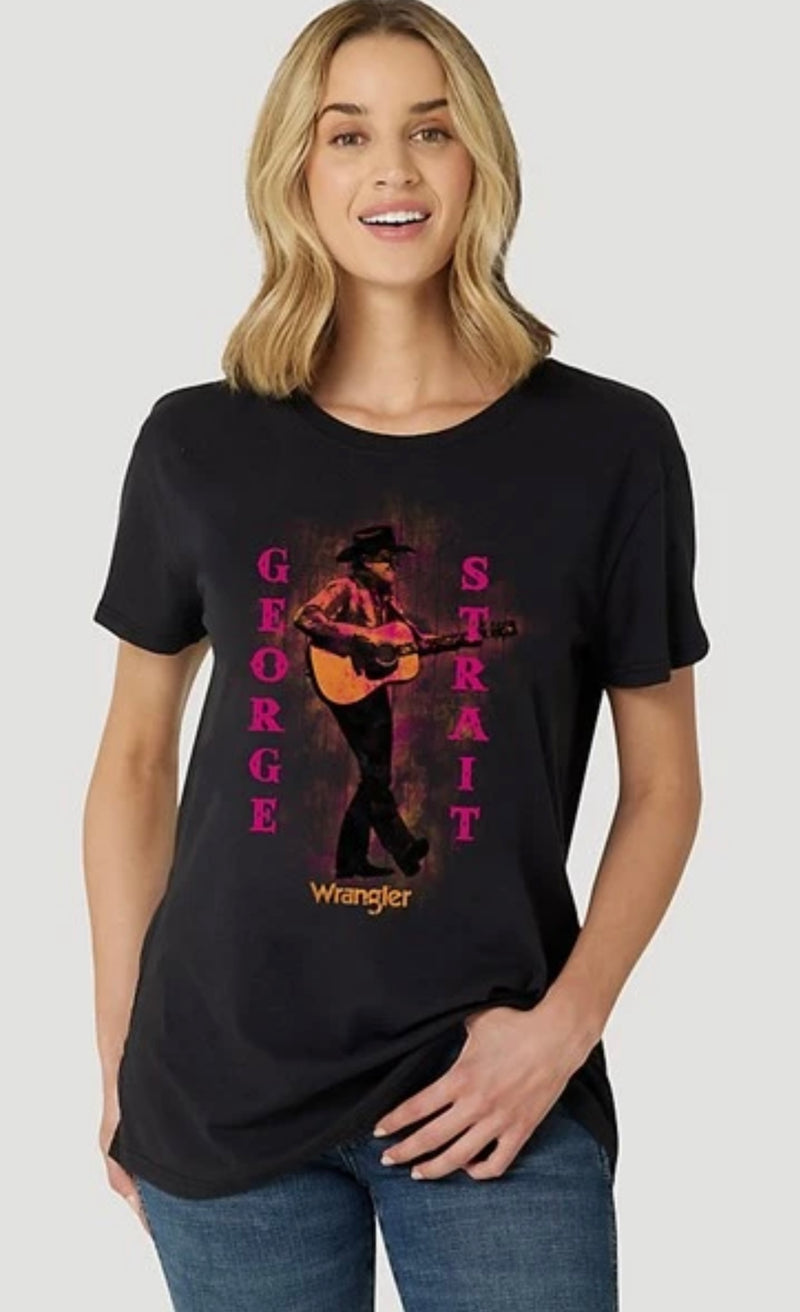 Wrangler Women's George Strait Short Sleeve Tee