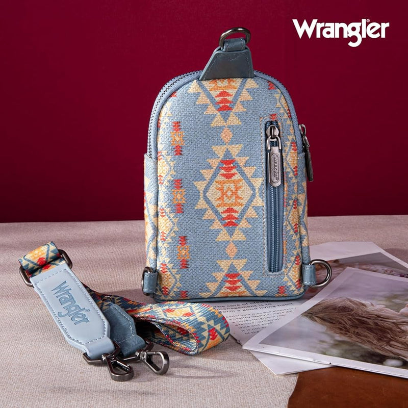 Wrangler Aztec Waist Sling Bag