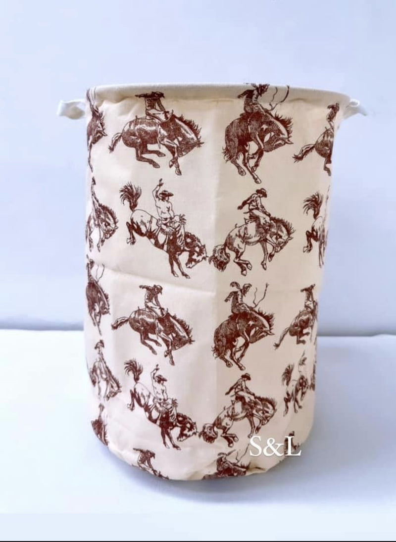 Western Clothes Collapsible Laundry Hamper