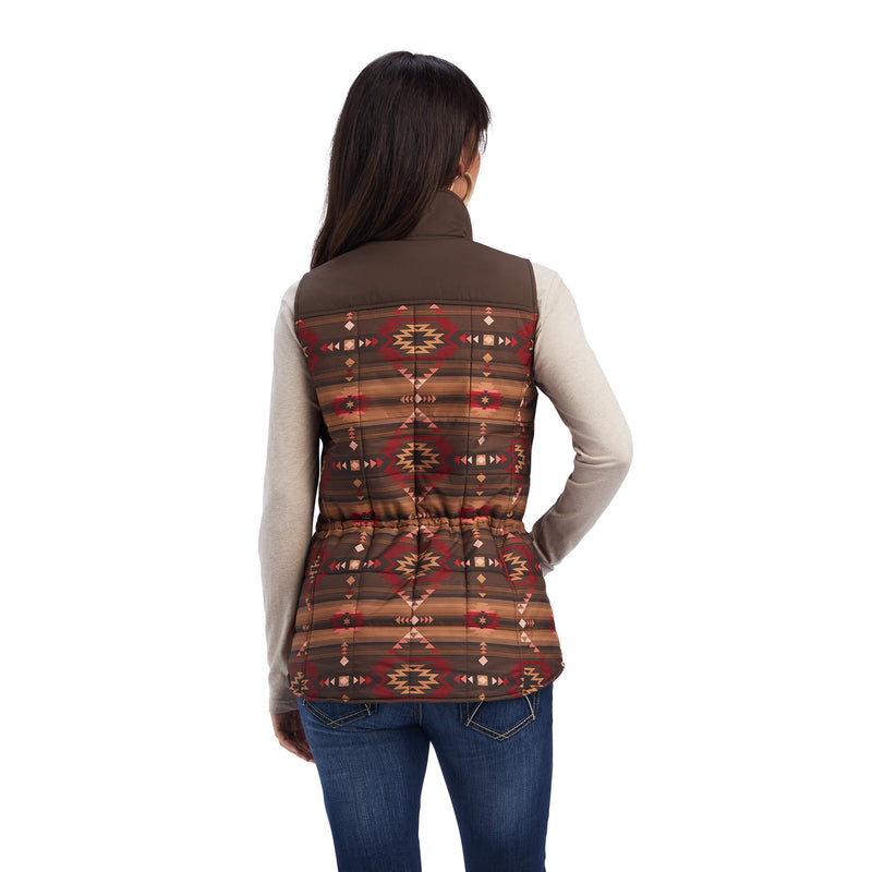 Ariat Brown Aztec Concealed Carry Vest