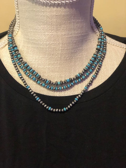 Turquoise 3 Strand Necklace