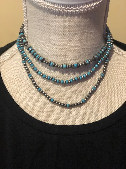 Turquoise 3 Strand Necklace