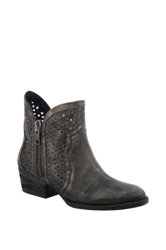 Circle G Grey Cutout Shortie Boot Q0001