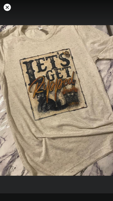 Let's Get Ripped Bella Canvas Tee Top
