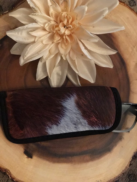 Cowhide Eyeglass Soft Case
