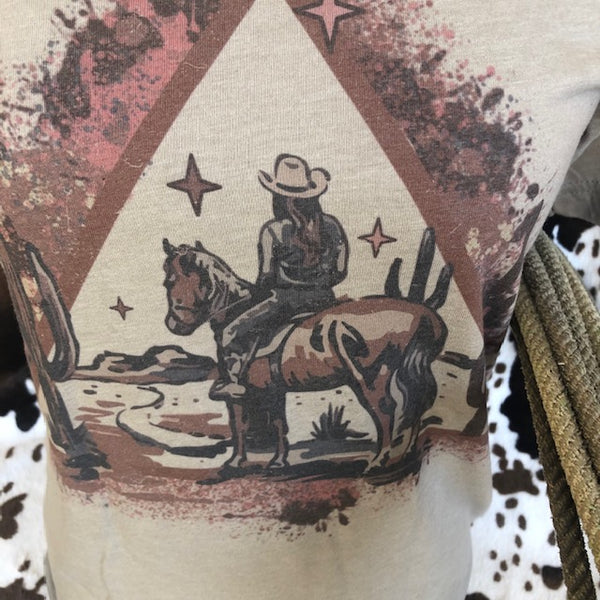 Wander Horse Cactus Tee Shirt