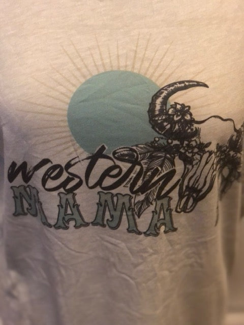 Western Mama Tee Top